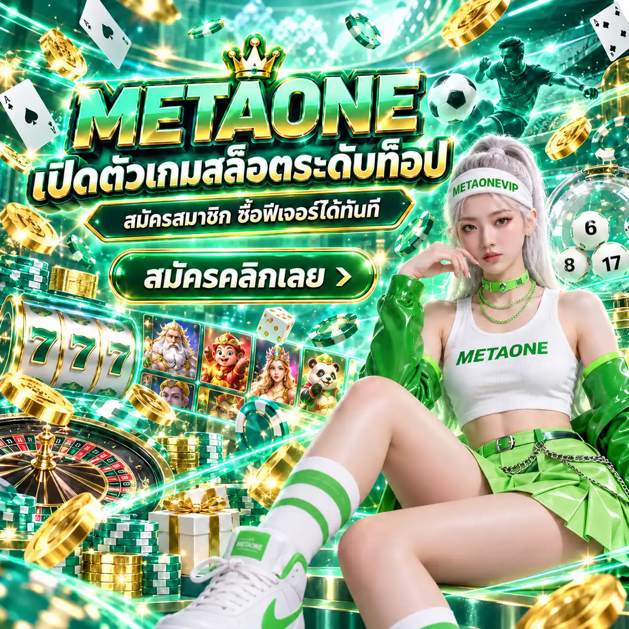 METAONE เปิดตัวเกมสล็อตระดับท็อป สมัครสมาชิก ซื้อฟีเจอร์ได้ทันที (มือถือ)