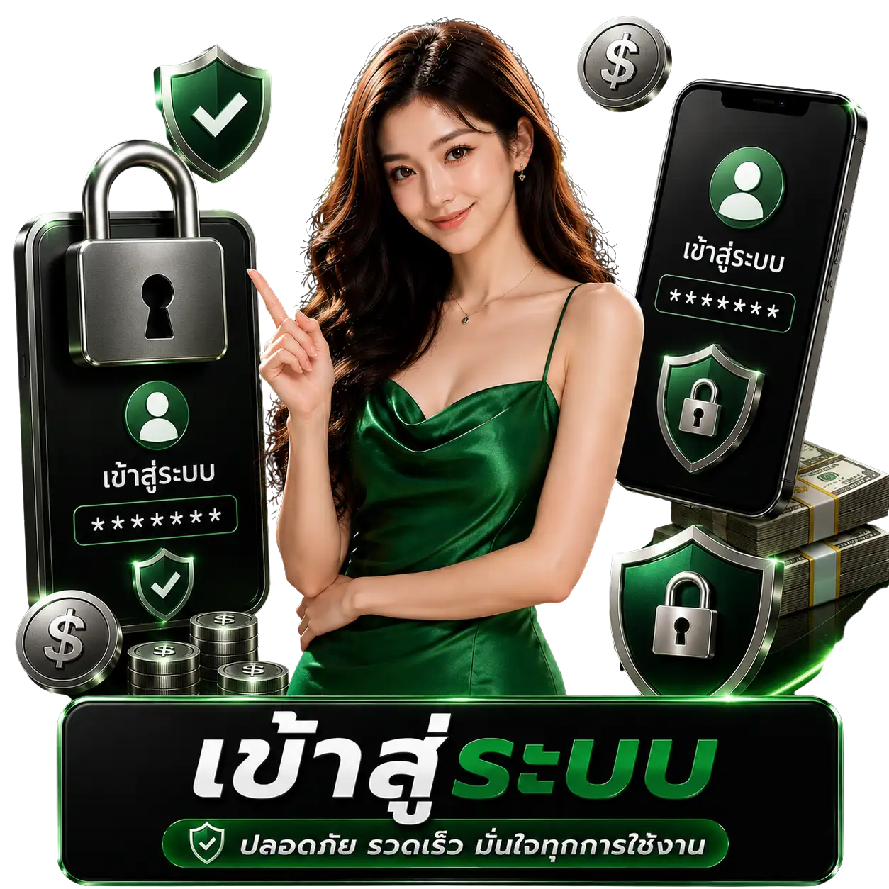 เข้าสู่ระบบ METAONE ปลอดภัย รวดเร็ว มั่นใจทุกการเข้าใช้งาน - ธีมเขียว